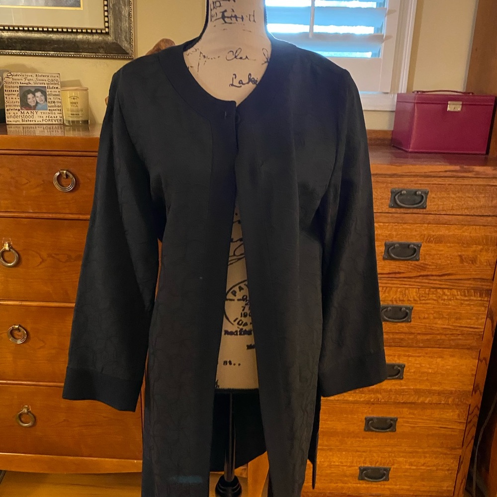 Vintage Eileen Fisher Black Coat